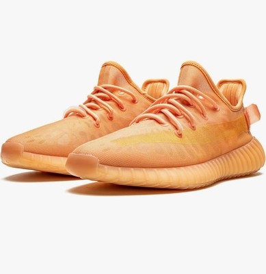 adidas Yeezy Boost 350 V2 Orange Primeknit Low Top Men s Sneakers