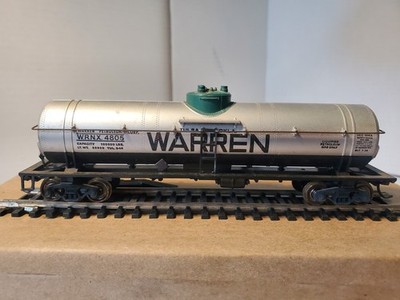 Custom Unique HO Scale Warren Petroleum Tanker KaDee Couplers Metal Wheels READ