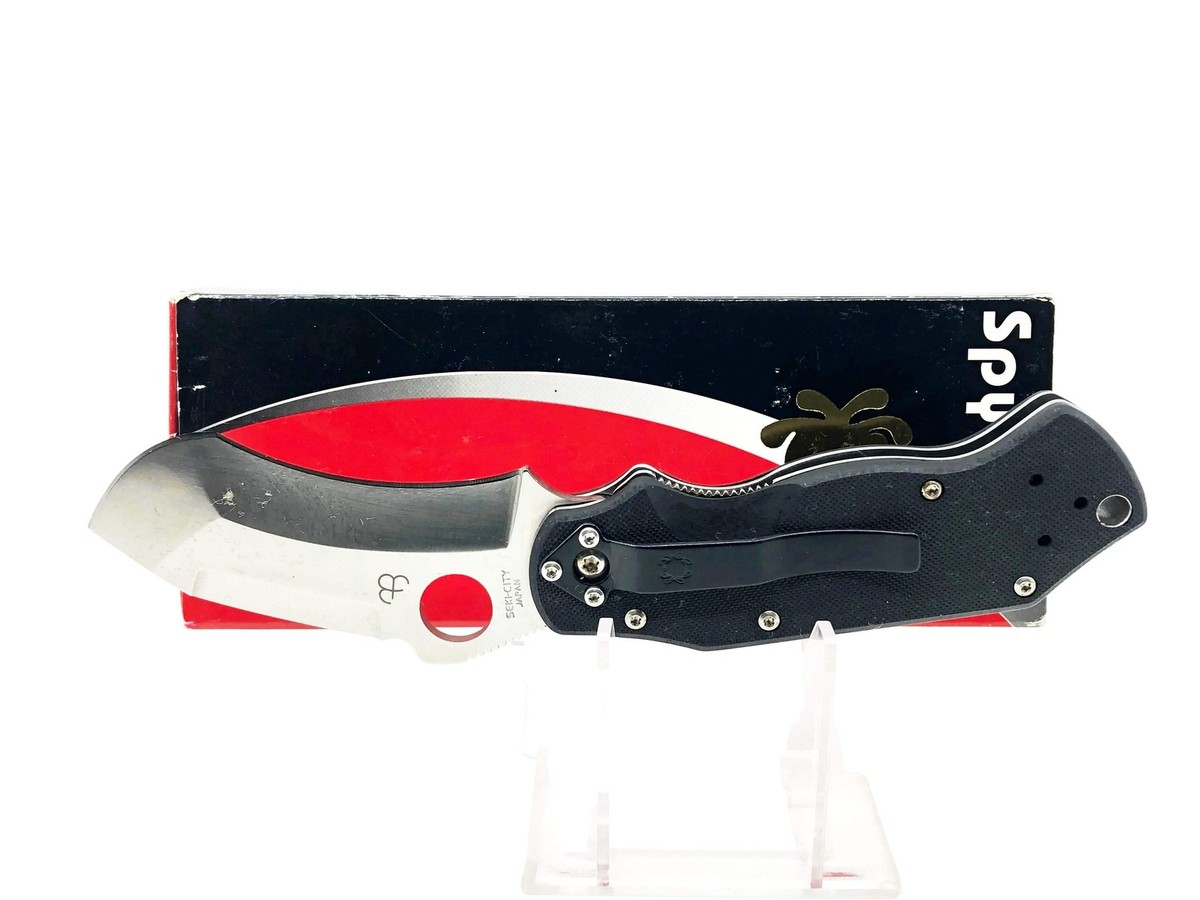 Spyderco Captain Jasen Breeden C111GP w/Box, G-10 Handles & VG-10