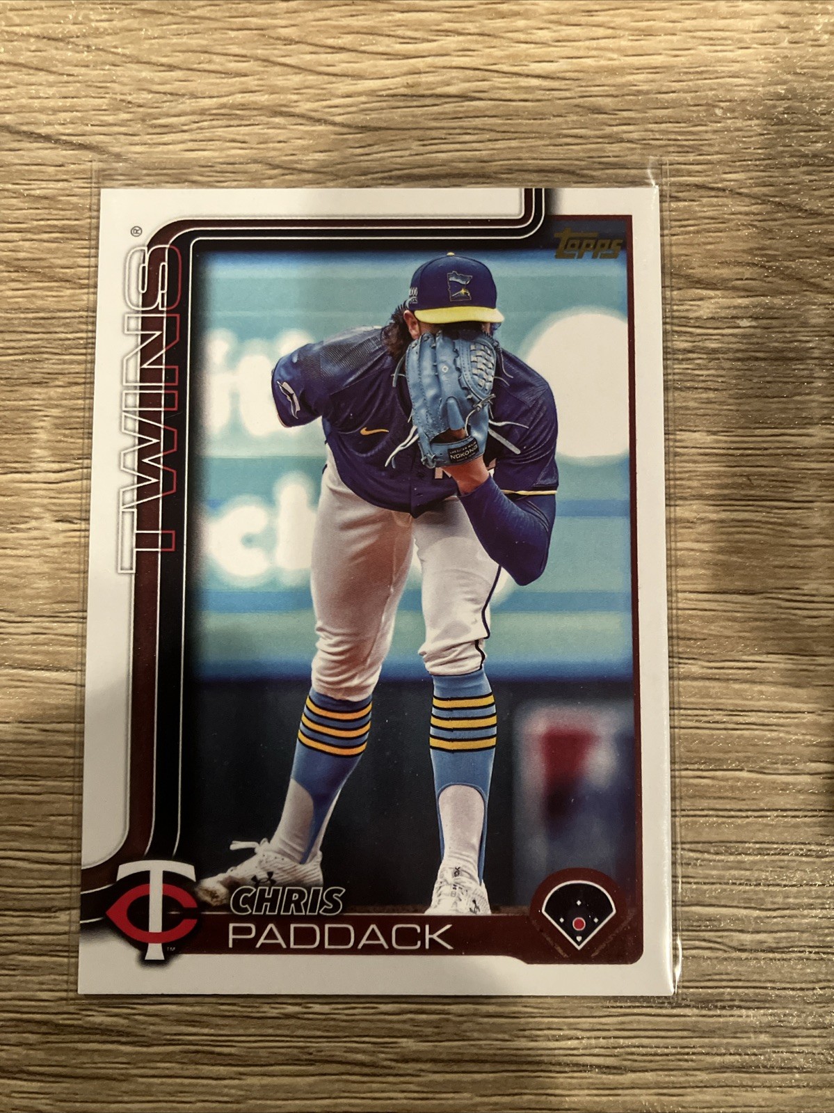2025 Topps Update Chris Paddack #US73 GOLDEN MIRROR SSP Minnesota Twins