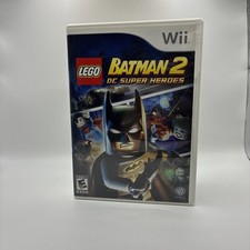 LEGO Batman 2 DC Super Heroes Nintendo Wii Complete CIB w/ Manual