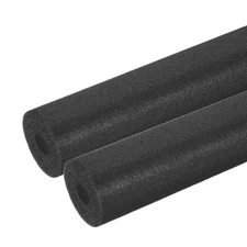 2Pcs 13/16"(20mm)IDx3.3FTx2.76" Pipe Insulation Foam Tube Pool Noodles Black