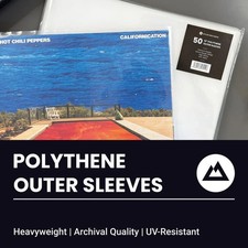 Polythene Outer Record Sleeves | 12" 10" 7" | 450g Gauge Vinyl Album Covers