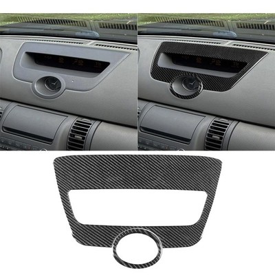 Carbon Fiber Temperature Clock Panel Trim Kit For Infiniti G35 2002-04