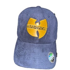 Shaolin Wu-Tang Clan Patch Corduroy Dad Hat Classic Adjustable Soft Blue