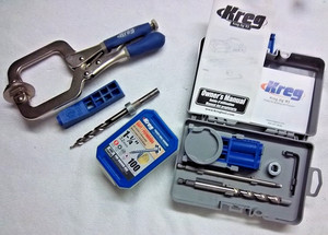 Kreg Pocket Hole Jig R3 Set,Includes 1 & 2 Hole Jigs, Clamp & 91 Screws