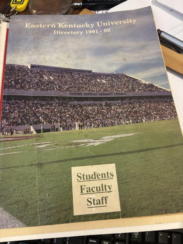EASTERN KENTUCKY UNIVERSITY 1991-95 DIRECTORY EKU