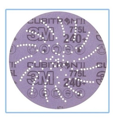 3M Cubitron II Hookit Filmscheibe 775L, 152 mm, 240+, multihole #47097