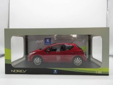 1/18 Norev Peugeot 207 PEUGEOT207 Dealer Special Miniature Car Red
