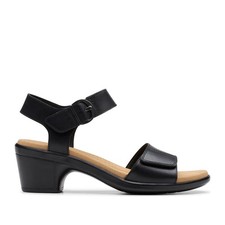Clarks Women's Emily2 Amanda Black Leather 26187029