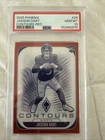 Jaxson Dart 2025 Panini Phoenix #24 Contours Red Rookie RC /249 Giants PSA 10