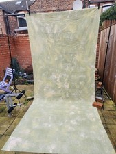 background-Sage Green Mottled Photography Backdrop - Hand-Painted Canvas Style