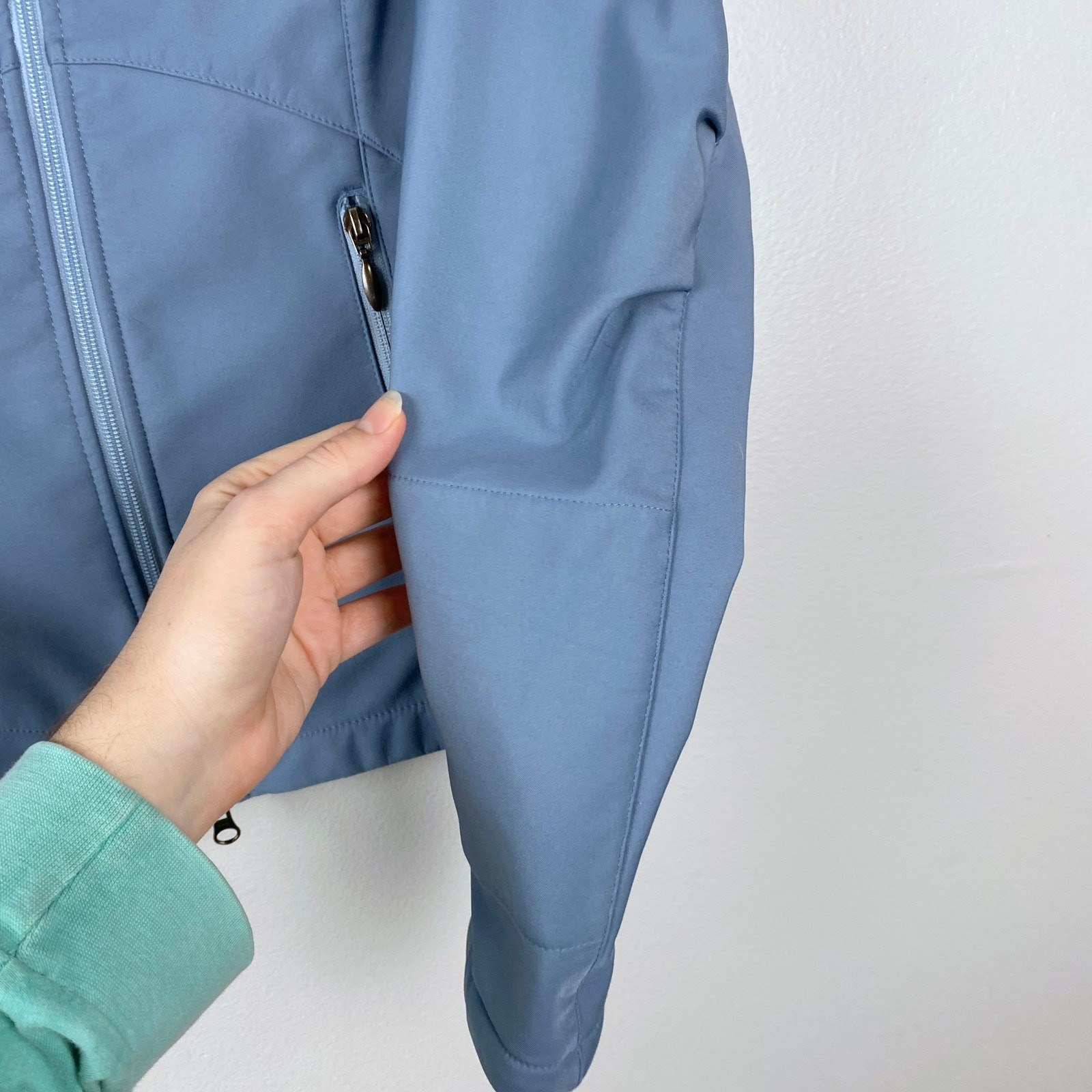 Nike Fleece Jacket Basic Full-Zip Slate Blue Futu… - image 9