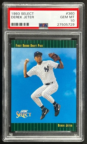 1993 SCore Select Baseball Derek Jeter #360 Yankees C4284 PSA 10