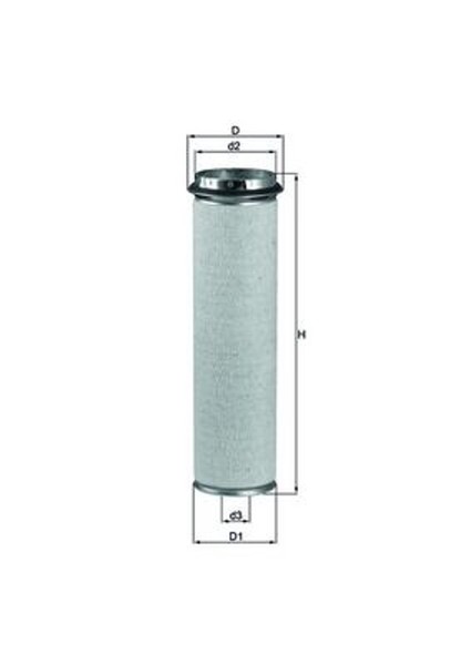 SekundäRluftfilter Mahle LXS 37/1 Filtereinsatz FüR Unimog Trac VW MB Mercedes-image