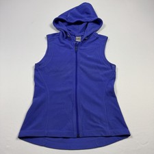 Nike Fit Therma Fleece Hoodie Sweater Full Zip Running Purple Blue Women's Small