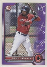 2022 Bowman Prospects Purple Pattern Border 31/199 Junior Sanquintin #BP-80 0jv5