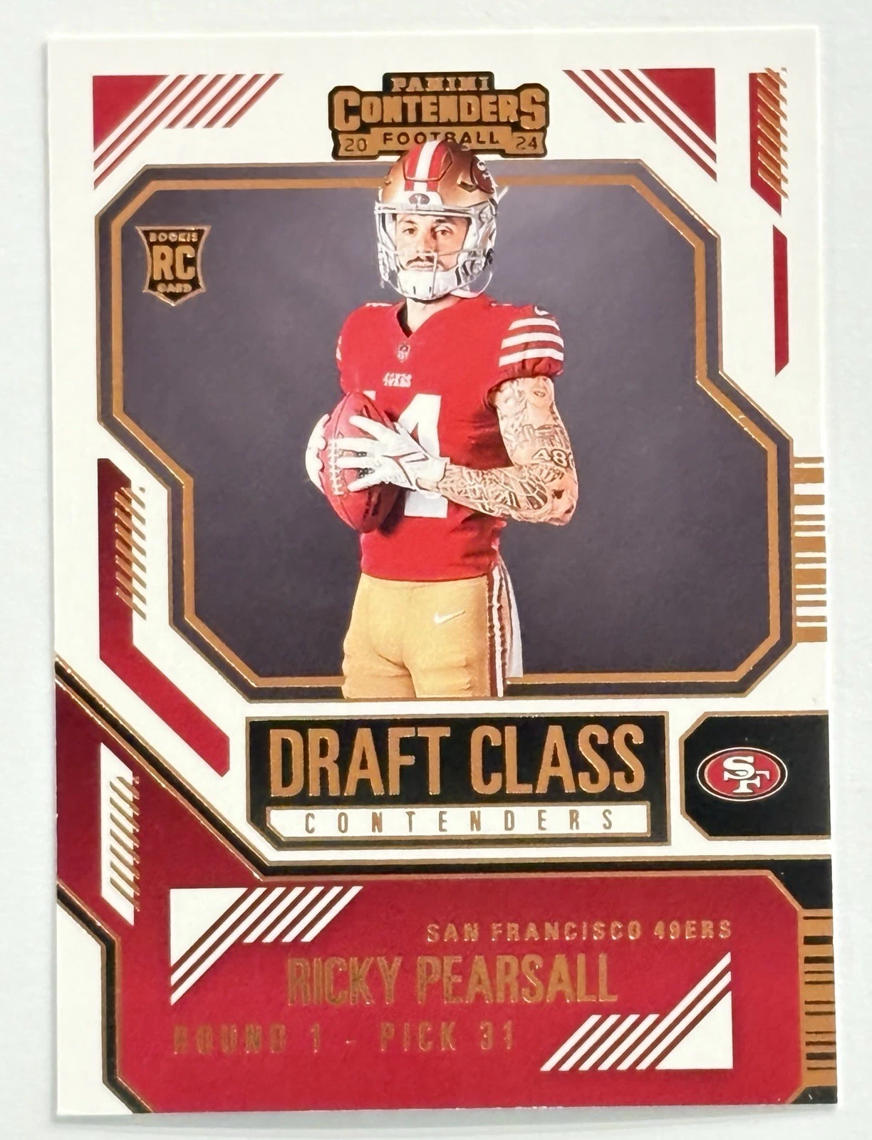 Ricky Pearsall Panini Contenders Draft Class Contenders #15 Bronze