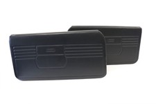 Standard Door Panels Wo Trim - Black For 1968 Camaro