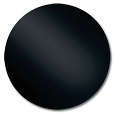 COE 96 Wissmach Black Round Pre Cut Fusible Glass Blank 10 Inch