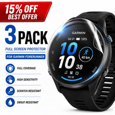 Garmin Forerunner All Models Screen Protector Hydrogel HD Clear Self Healing