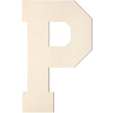 8 Inch Wooden Letters P, Unfinished Wood Letters for DIY Painting Crafts 8 Inch