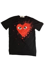 Comme des Garçons PLAY – Black - Rare Graphic T-Shirt Size M