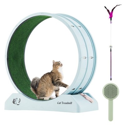 Cat Treadmill Exercise Wheel Cat Running Wheel 31.5 in Large Indoor