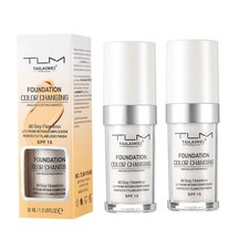 1/2/3PCs Color Changing Foundation Temperature Liquid Foundation Naturally
