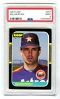 NOLAN RYAN~HOUSTON ASTROS~RARE (POP 179) 1987 LEAF PSA-9 MINT BASEBALL CARD #257