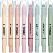 DIVERSEBEE Bible Highlighters and Pens No Bleed, 8 11.5 x 17 x 1.8 cm, Pastel 