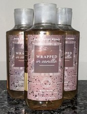 Bath Body Works Wrapped in Vanilla Body Wash 3-Pack 10 fl oz