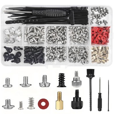 422 Teile Computer Schrauben/Abstandshalter Sortiment Kits, PC Gehäuse Mainboard SSD HDD Lüfter
