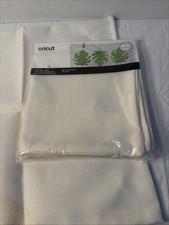 LOT of 2~Cricut Cream Woven Pillow Sham Blanks 18" x 18"~Compatible w/Infusible