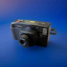 Pentax IQZoom 60 35mm Point  Shoot Film Camera Tested Batteries Included