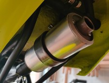 Silenziatore Minimoto Tubo ricambio scarico alluminio dia 50 x 1.5