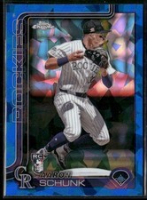 2025 Topps Chrome Sapphire Edition Aaron Schunk Rookie #238