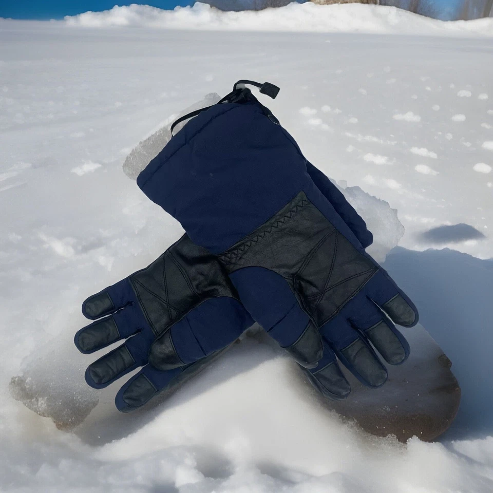Guantes Columbia Omni Tech para hombre talla mediana azul y negro Foto 2 de 2