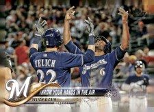 2018 Topps Update #US65 Throw Your Hands In The Air