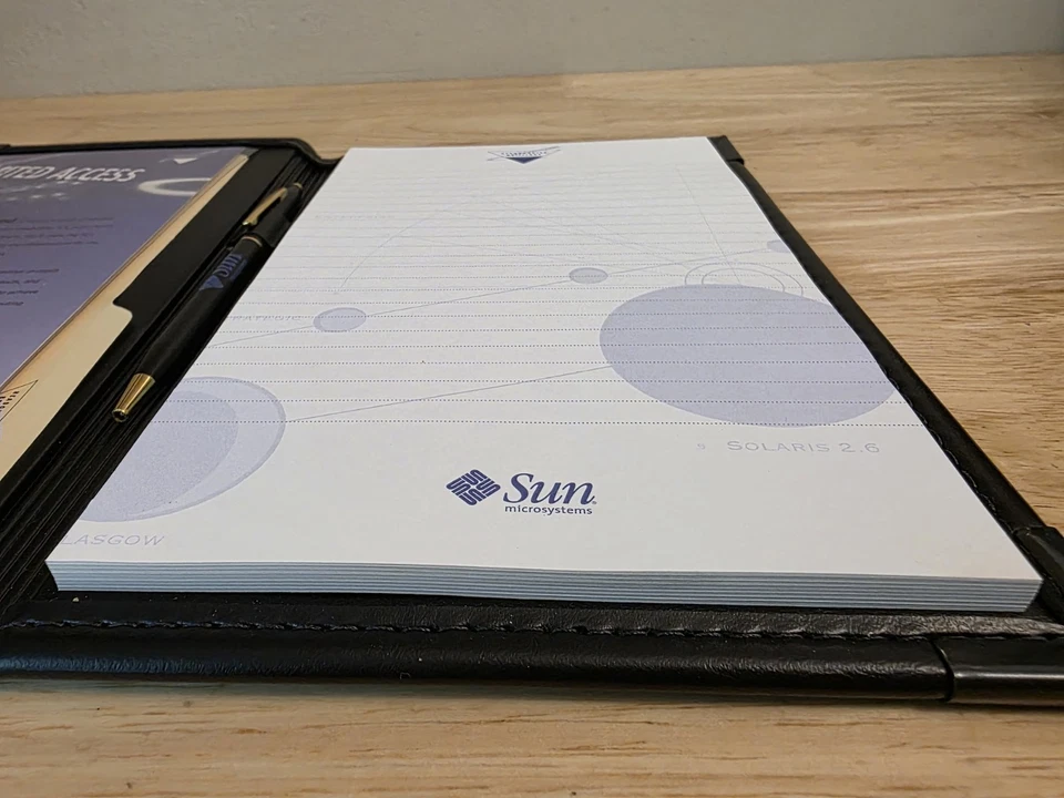 Vtg Sun Microsystems Computer Software Technology Executive Folder - Image 4 of 4