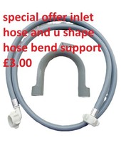 universal washing and dishwer inlet hose 1.5m and a u shape hose bend support
