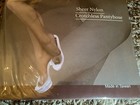 Leg Avenue sheer nylon crotchless pantyhose, color red, One Size — photo 2
