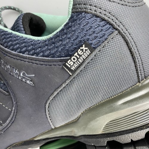 Botas de Senderismo Regatta Damas UK 7 Holcombe Bajo Impermeable Isotex Azul Marino Verde - Imagen 19 de 19