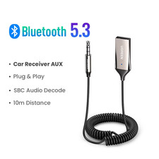 Bluetooth Receiver 5.3 Adapter Hands-Free Car Kits AUX Audio 3.5Mm Jack Music Wi