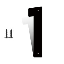 12 Inch Large Metal Letters, Modern House Address Numbers Letters, Metal Door...