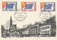 Carte 1er jour Conseil de l'Europe 1965