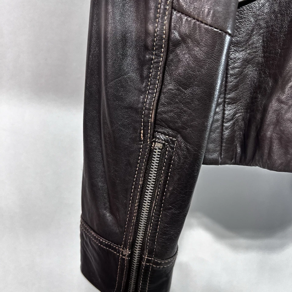 Кожаная куртка женская Boston Harbor M эспрессо коричневая - Изображение 4 из 4