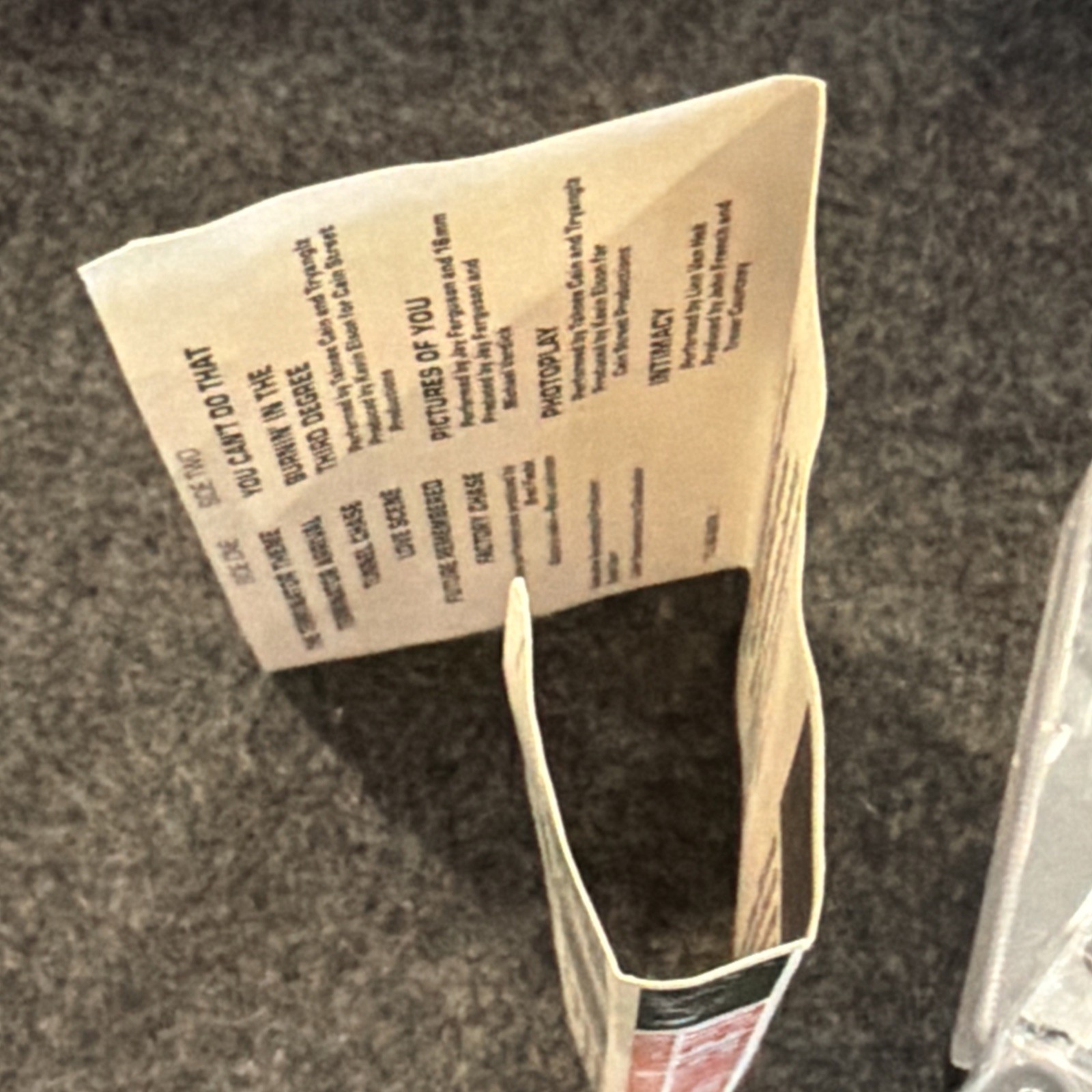 the terminator Original Soundtrack Cassette Tape Enigma 72000-4 Used