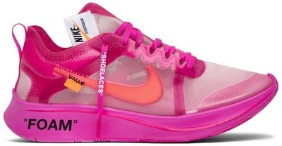 Preços baixos em Nike Off-White x Zoom Fly SP Tulip Pink | eBay