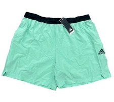 Adidas Axis Woven 6" Training Shorts Men's Size XL AEROREADY Zip Pockets Green